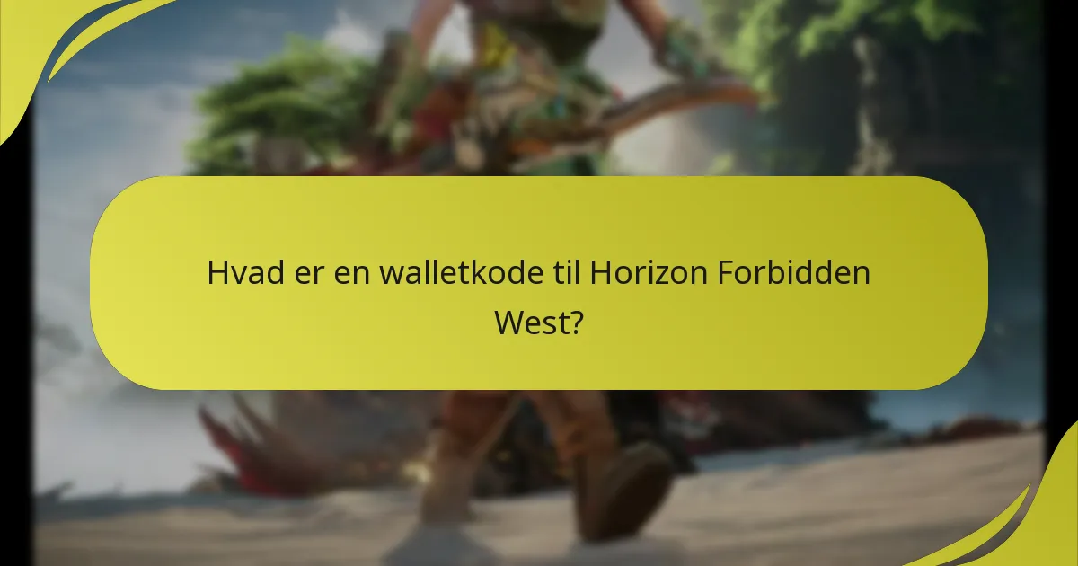 Hvordan indløser jeg en walletkode til Horizon Forbidden West?