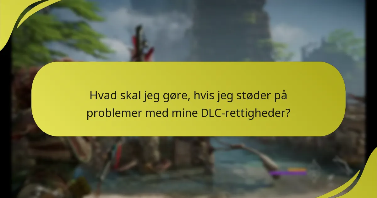 Hvad er opdateringerne og patch-noterne relateret til DLC-rettigheder?
