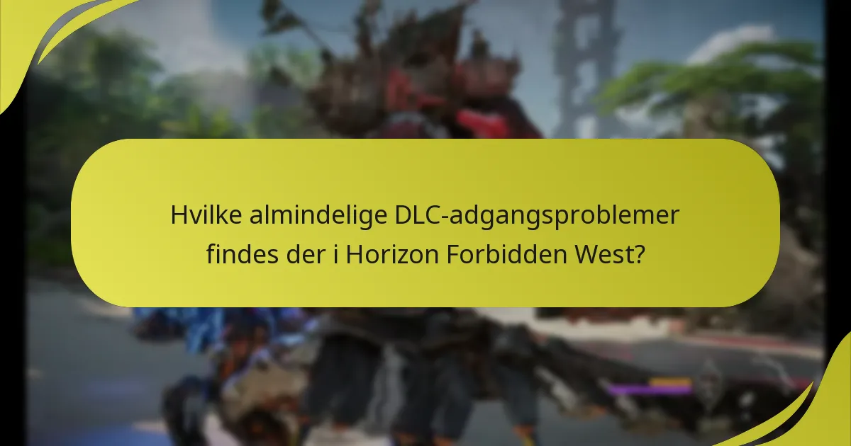Hvilke fejlfindingstrin kan jeg tage for DLC-adgangsfejl?