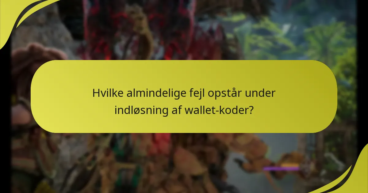 Hvordan kan jeg fejlsøge problemer med indløsning af wallet-koder?